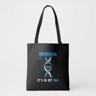 Bolsa Tote Nadar É No Meu DNA, Engraçado Swimer, Nadar Lega