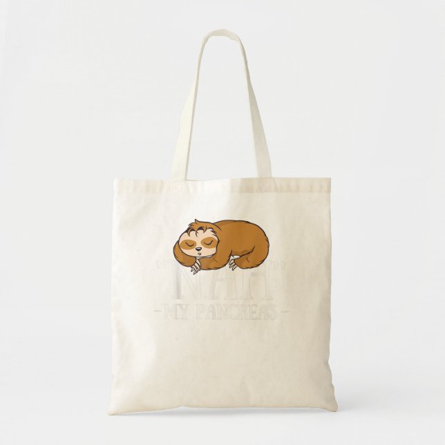 Bolsa Tote Nah, minhas crianças do pâncreas Engraçadas consci (Frente)