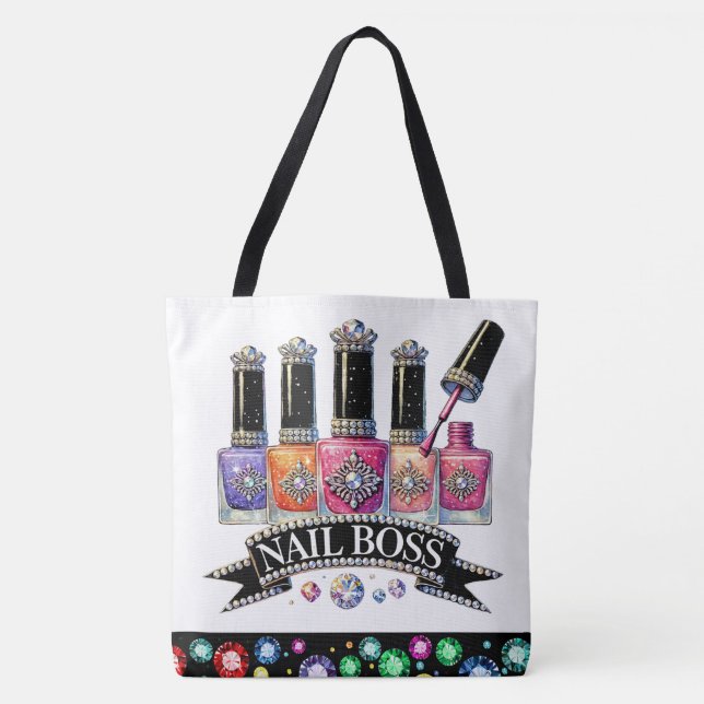 Bolsa Tote NAIL BOSS - Veja o contrário! (Frente)