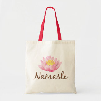 Bolsa Tote Namaste Lotus Flower Yoga