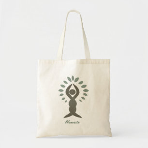 Bolsa Tote Namaste Yoga Tree