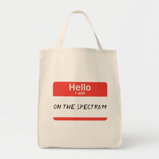 Bolsa Tote Nametag Spectrum (Frente)