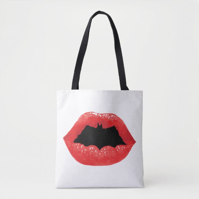 Bolsa Tote Namorados Batman | LÁBIOS (Frente)