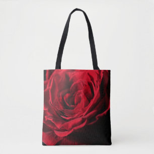 Bolsa Tote Namorados de rosa vermelha: Romance Escuro
