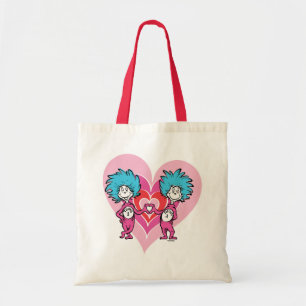 Bolsa Tote Namorados Dr. Seuss Coisa 1 Coisa 2
