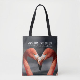 Bolsa Tote Namorados Flamingo Christian SÓ NÓS DOIS