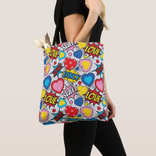 Bolsa Tote Namorados Hearts Pop