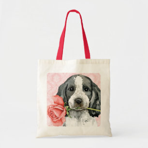 Bolsa Tote Namorados Rosa English Cocker Spaniel Tote Bag