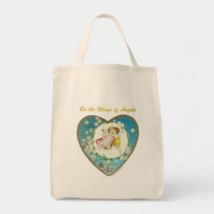 Bolsa Tote Namorados Vitoriano sobre os Anjos dos Dons dos An