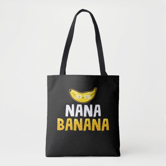 Bolsa Tote Nana Banana Avó Engraçada (Frente)