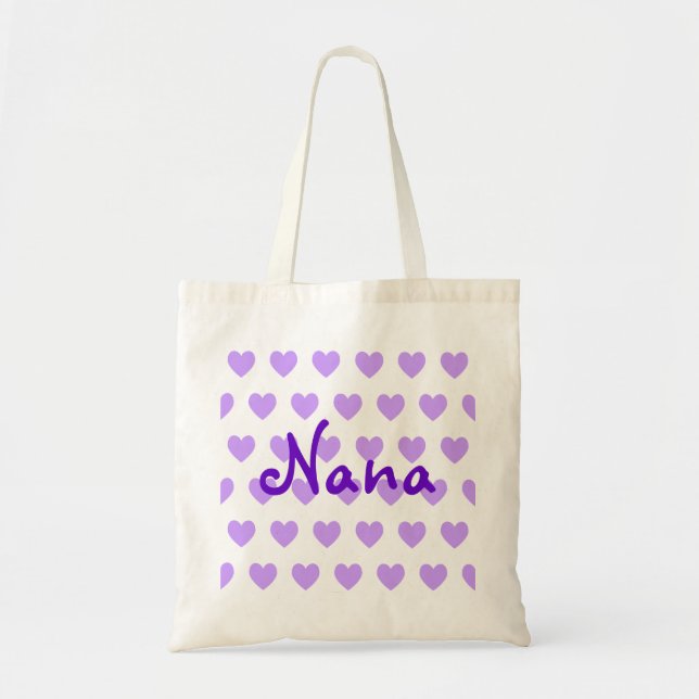 Bolsa Tote Nana em Roxo (Frente)