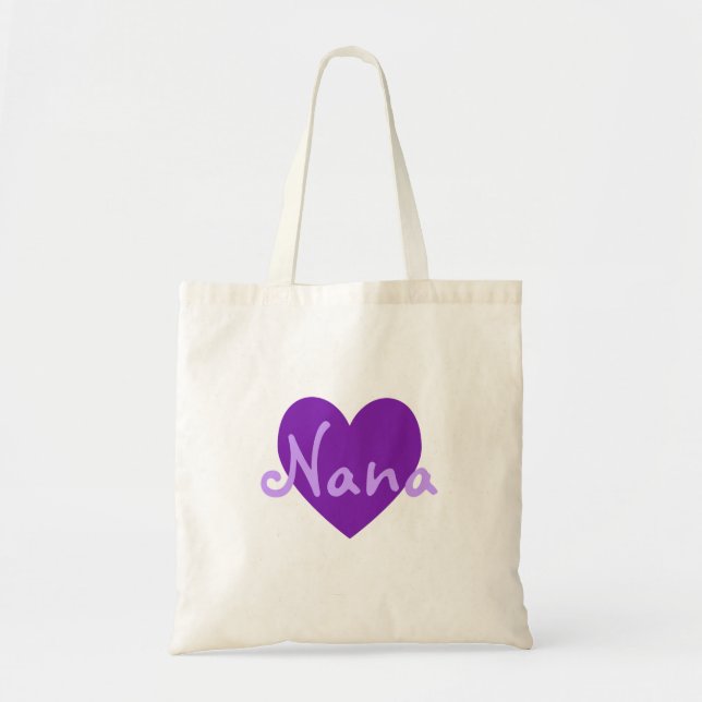 Bolsa Tote Nana em Roxo (Frente)