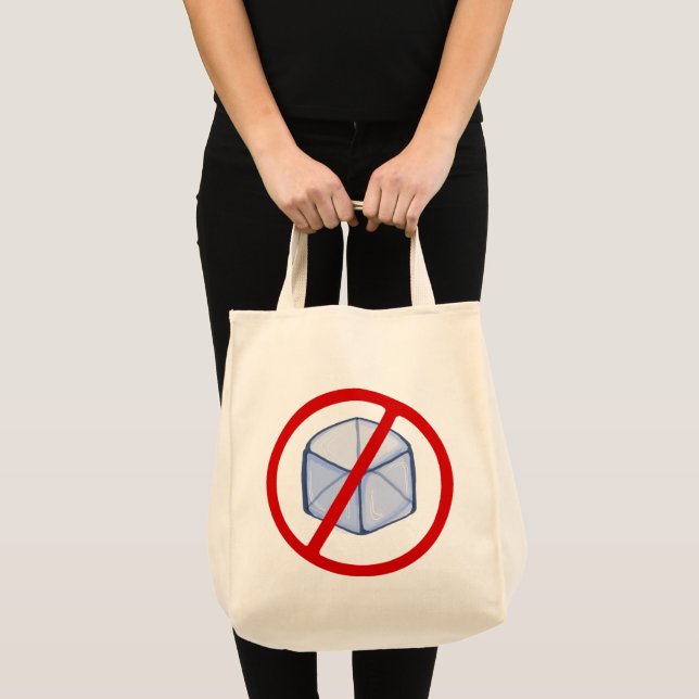 Bolsa Tote Não ao ICE (Frente (produto))