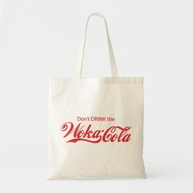 Bolsa Tote Não Beba-O-WokaCola (Frente)