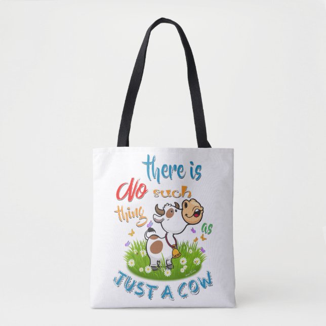 Bolsa Tote Não é só uma vaca. (Frente)