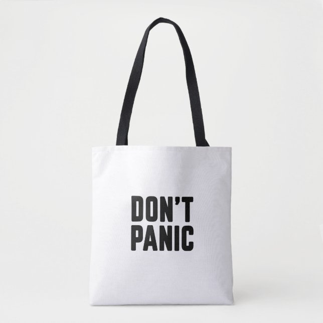 Bolsa Tote Não entre em pânico (Frente)