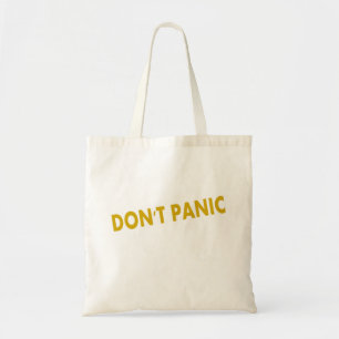 Bolsa Tote Não entre em pânico com uma citação engraçada