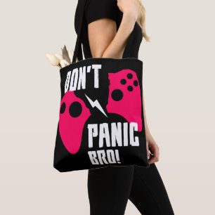 Bolsa Tote Não entre em pânico, mano game