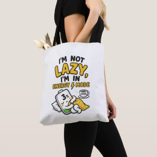 BOLSA TOTE NÃO ESTOU COM PREGUIÇA, ESTOU NO MODO DE ECONOMIA