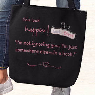 Bolsa Tote Não estou te ignorando. Estou em outro lugar... nu