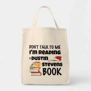 Bolsa Tote Não fale que estou lendo um livro do Dustin Steven