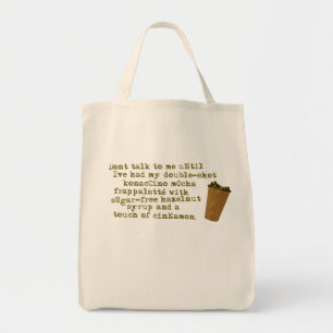 Bolsa Tote Não fale que precisa de café