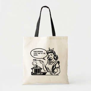 Bolsa Tote Não faz parte da barra de receitas