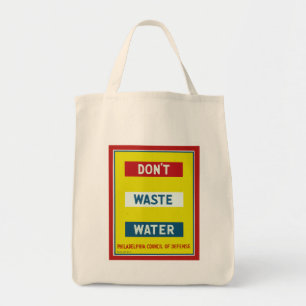 Bolsa Tote Não fazem as águas residuais