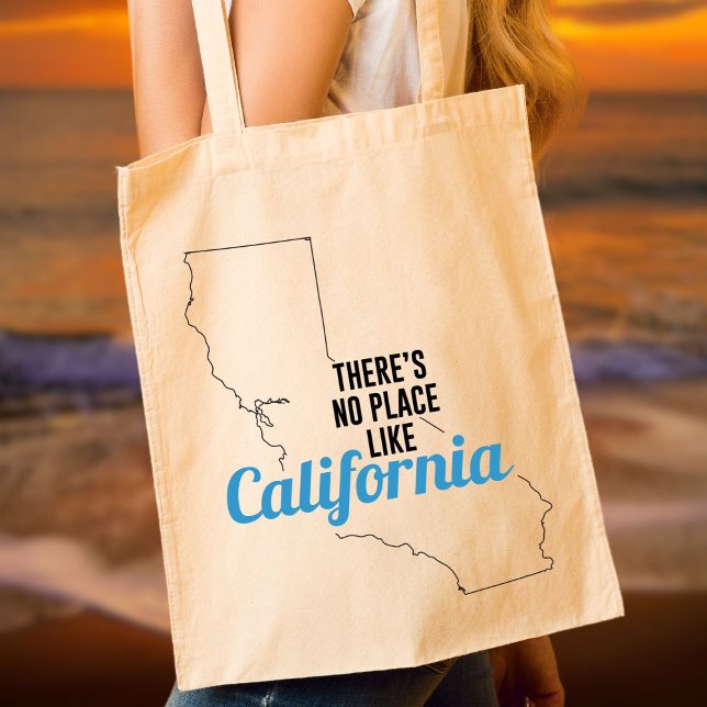 Bolsa Tote Não há lugar como California Tote Bag Mãe Presente (Criador carregado)