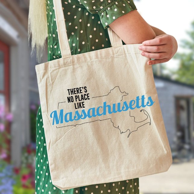 Bolsa Tote Não há lugar como Massachusetts, Tote Bag (Criador carregado)