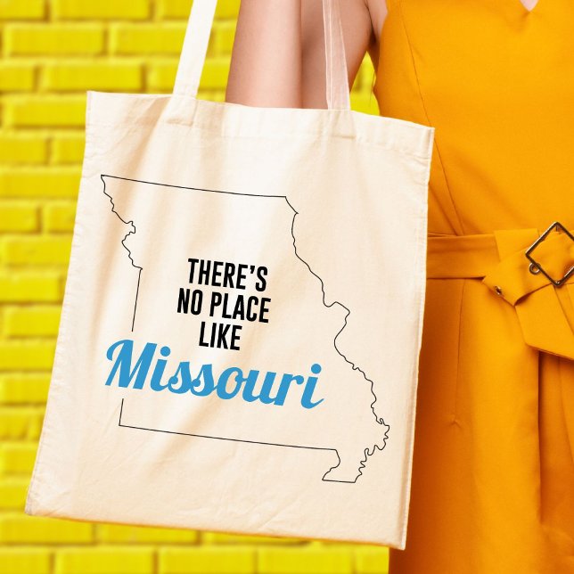 Bolsa Tote Não há lugar como Missouri, Tote Bag, Mãe Gift (Criador carregado)