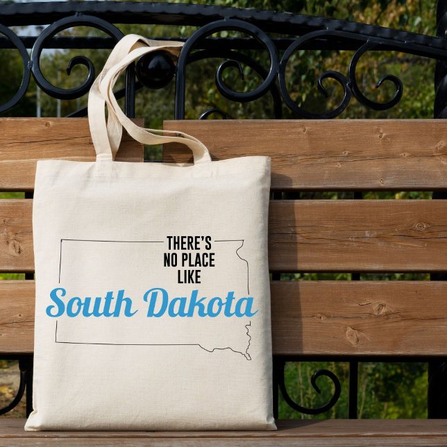 Bolsa Tote Não há lugar como South Dakota Tote Bag (Criador carregado)