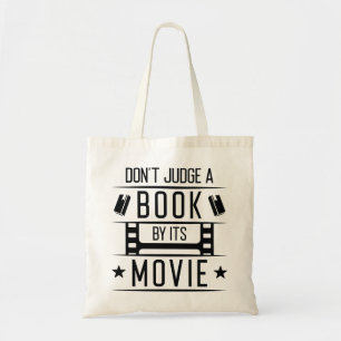 Bolsa Tote Não julgue um livro pelo seu filme