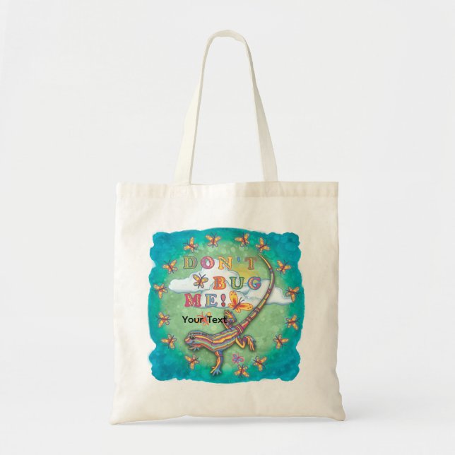 Bolsa Tote Não me incomode Lagarto  (Frente)