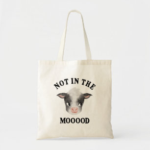 Bolsa Tote Não Na Vaca De Mooood Engraçado