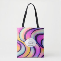 Não Perturbe – Abstrato Colorido Personalizado