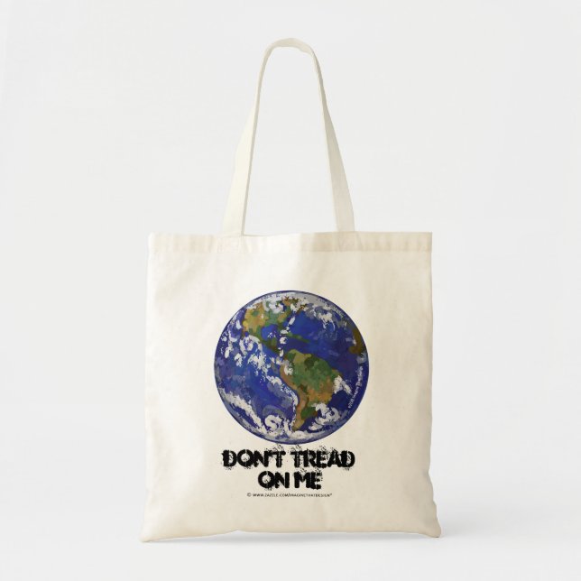 Bolsa Tote Não pise em mim, Terra Bag (Frente)