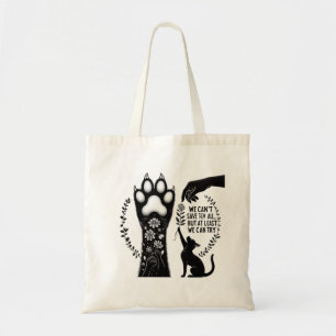 Bolsa Tote Não podemos salvá-los todos - Gatos Tote Bag