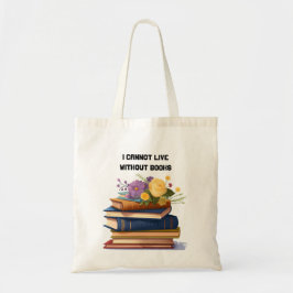 Bolsa Tote Não Posso Viver Sem O Livro