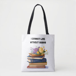 Bolsa Tote Não Posso Viver Sem O Livro