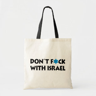 Bolsa Tote Não se meta com Israel - Orgulho do Estado Judeu