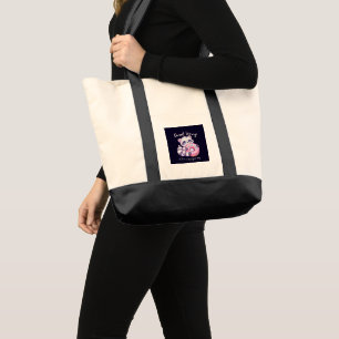 Bolsa Tote Não se Preocupe Guaxinim Fofo Kawaii