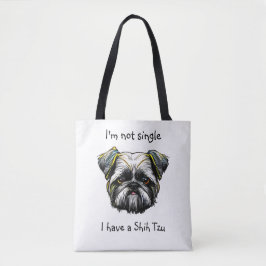 Bolsa Tote Não Solteiro eu ter um Shih Tzu