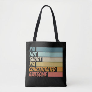 Bolsa Tote Não sou pequeno, estou concentrado, muito engraçad