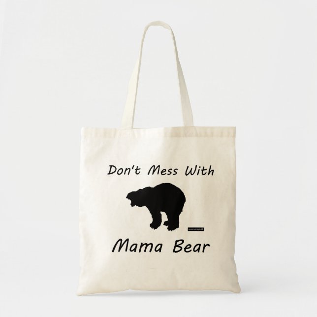 Bolsa Tote Não suje com Mama Carregamento - saco (Frente)
