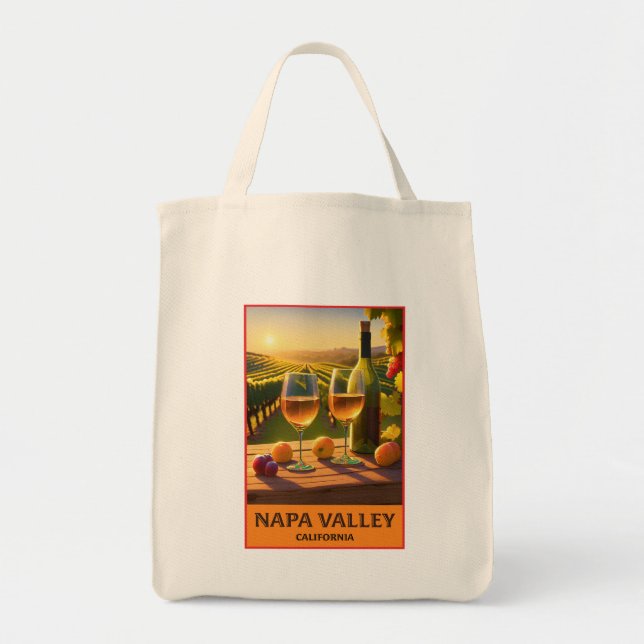 Bolsa Tote Napa Valley California (Frente)