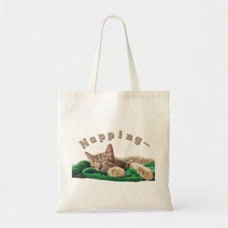 Bolsa Tote Napping cat 