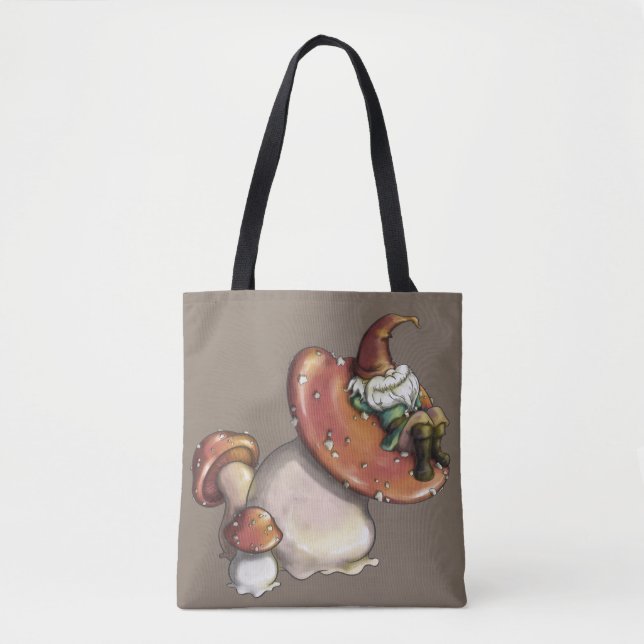 Bolsa Tote Napping Gnomo (Frente)