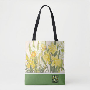 Bolsa Tote Narciso, Daffodils e sacola de Jonquils