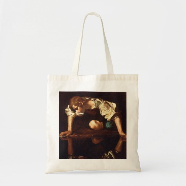 Bolsa Tote Narciso por Michelangelo Merisi da Caravaggio (Frente)
